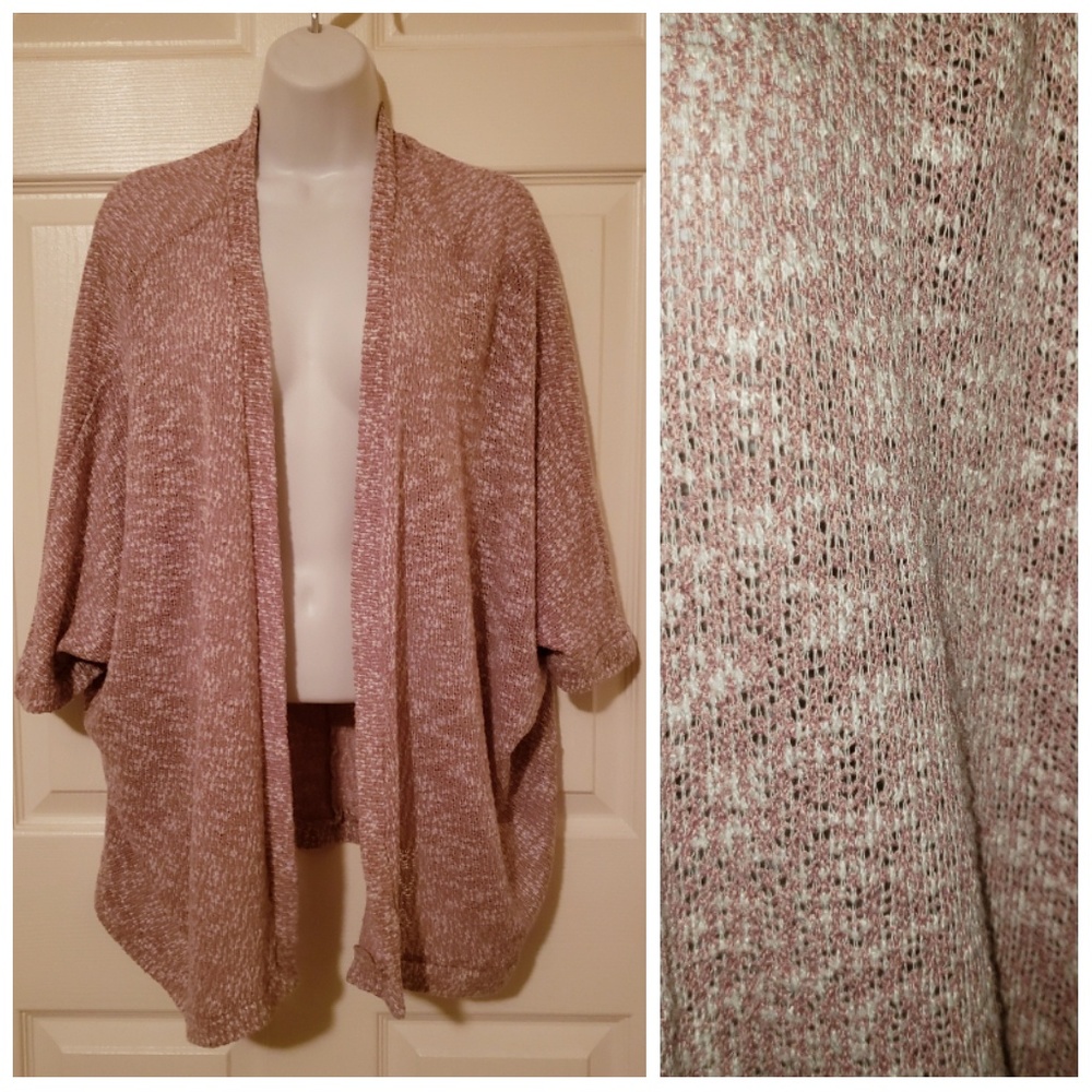 Painted Threads Purple Sweater Cardigan